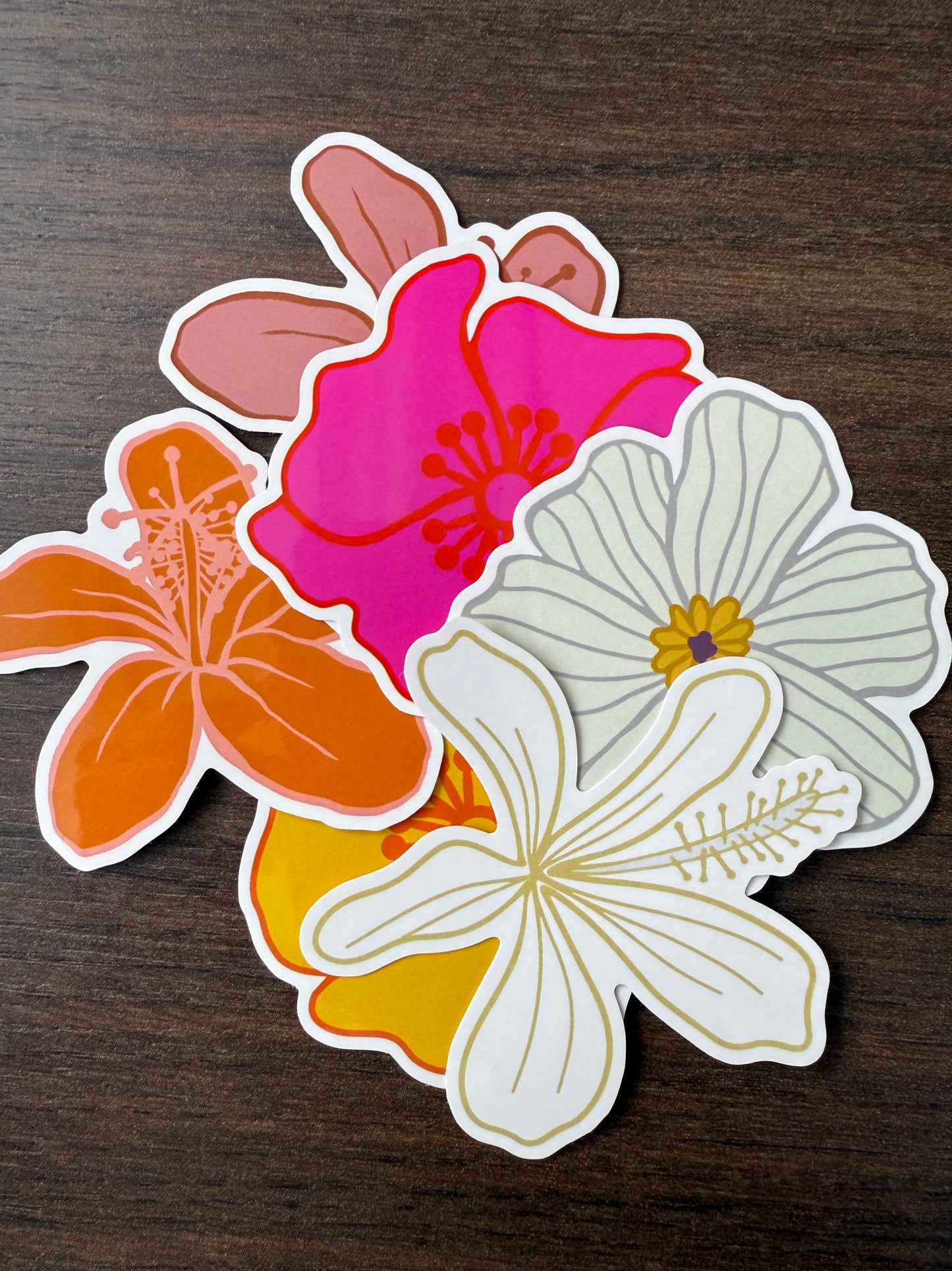 Sticker Kokiʻo in Mauve