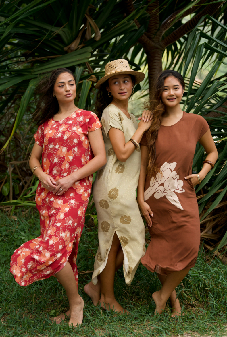 Maʻalahi Dress in Ko'oloa 'Ula BERRY