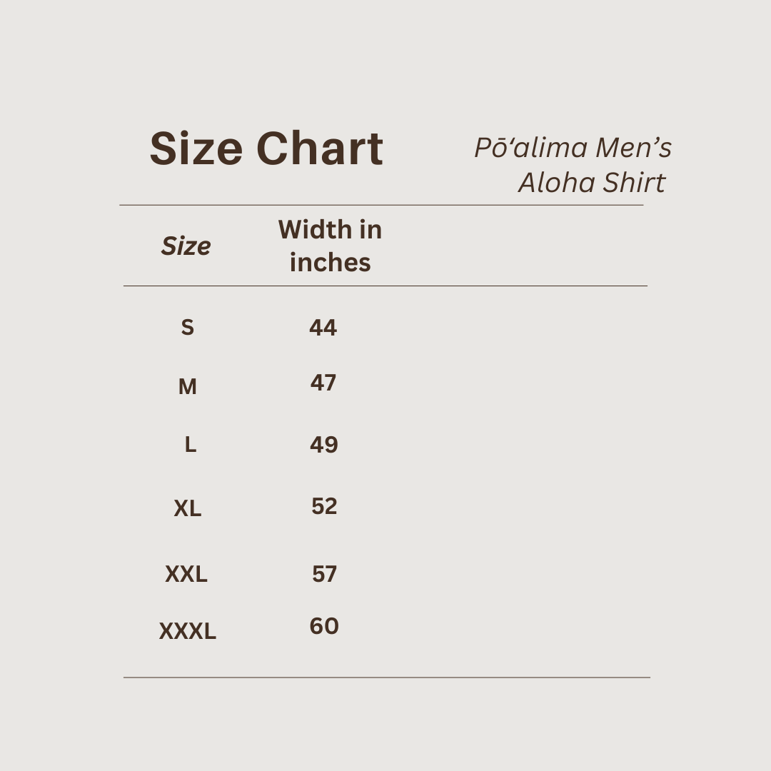 PŌʻALIMA Menʻs Aloha Shirt in KŪ MAKANI PONI