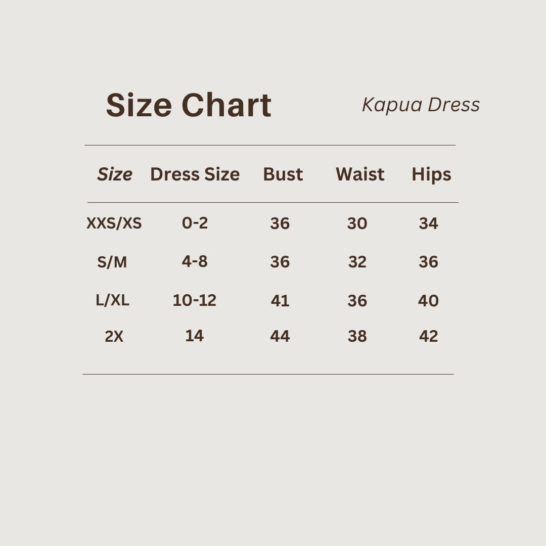 Kapua Dress in KŪ MAKANI KOPE