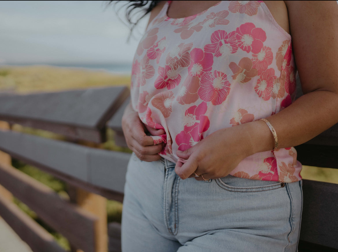 KAUWELA TANKTOP in Koʻoloa ʻUla Lavender