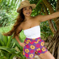 PUʻUWAI Shorts in Retro Bellflower