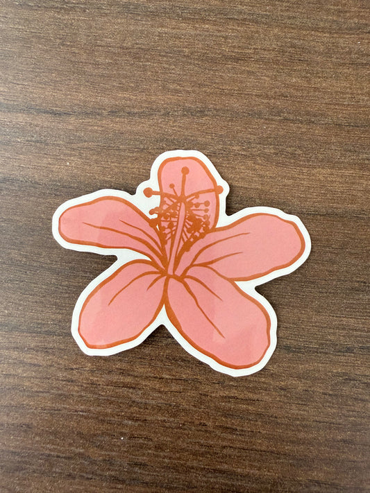 Sticker Kokiʻo in Mauve