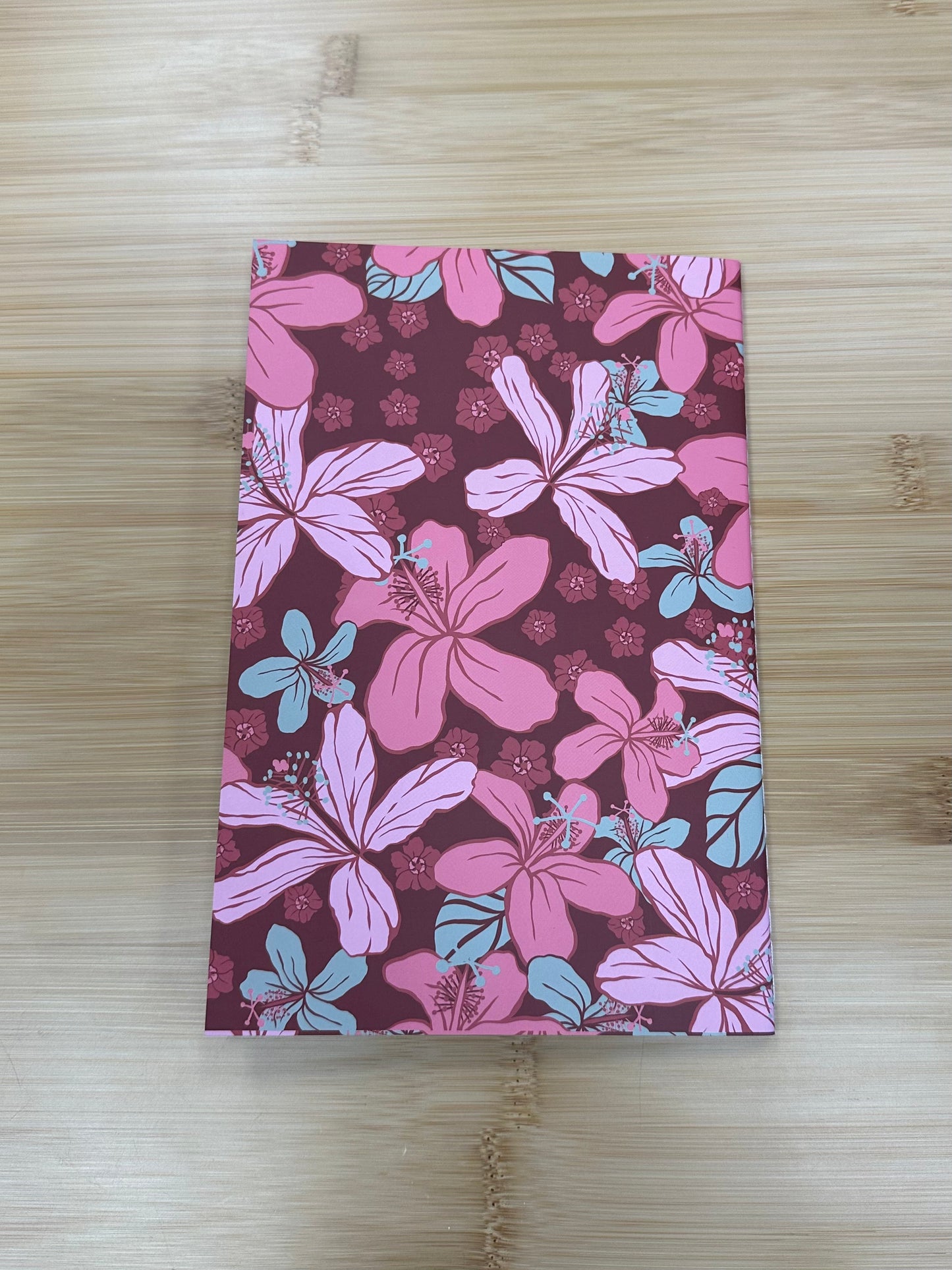 Slim Notebook in Retro Burgundy