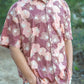 PŌʻALIMA Menʻs Aloha Shirt in Koʻoloa ʻUla Rust