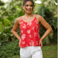 KAUWELA TANKTOP in Prickly Poppy 'ULA'ULA