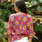 Omi Blouse in RETRO BELLFLOWER