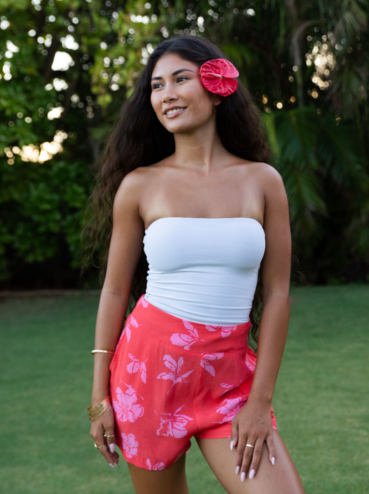 PUʻUWAI Shorts in PRICKLY POPPY KOU