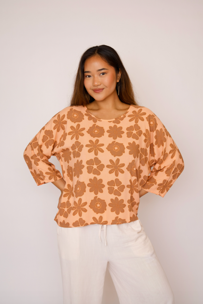 Omi Blouse in Reverse ʻALAEA