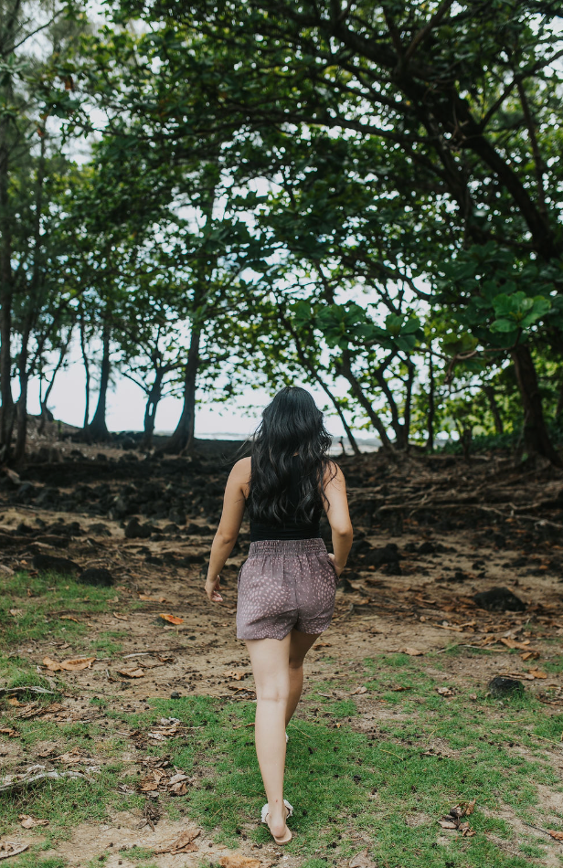 PUʻUWAI Shorts in Hīhīwai Mauve