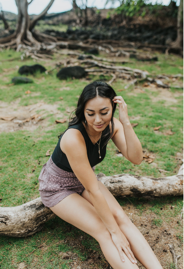 PUʻUWAI Shorts in Hīhīwai Mauve