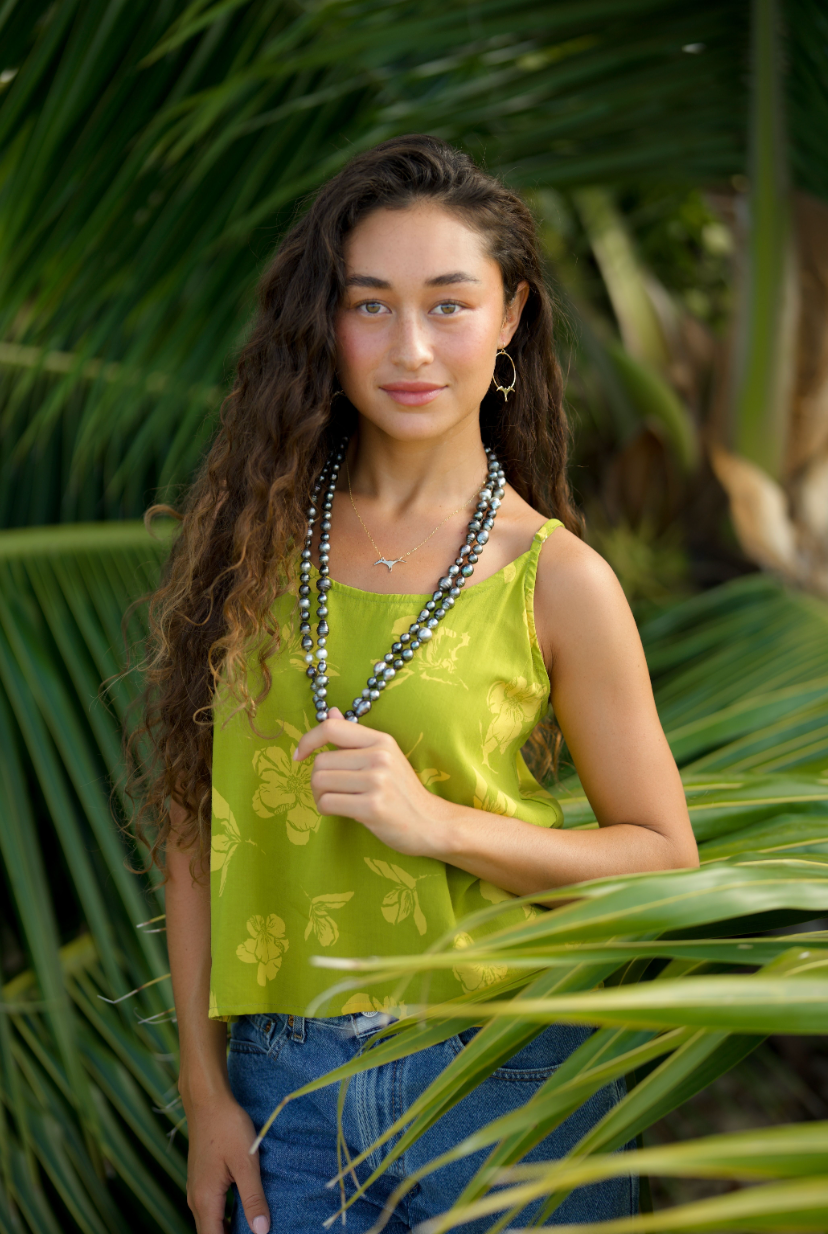 KAUWELA TANKTOP in Prickly Poppy ULU