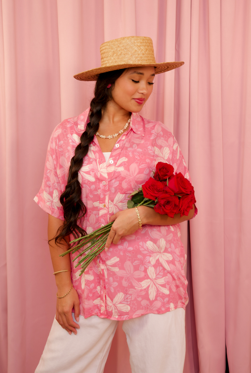 CHARLIE Blouse in Vday Koki'o Bubblegum