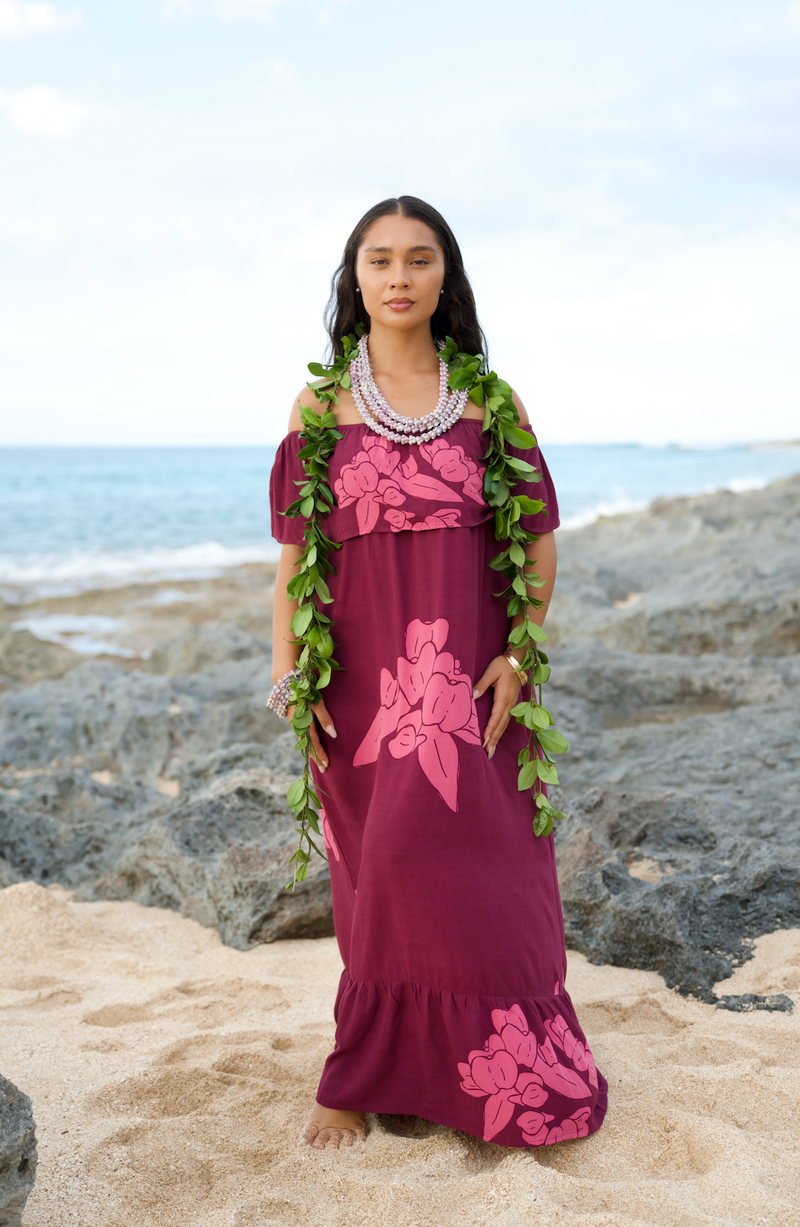 Kalaʻi Dress in KŪ MAKANI PONI