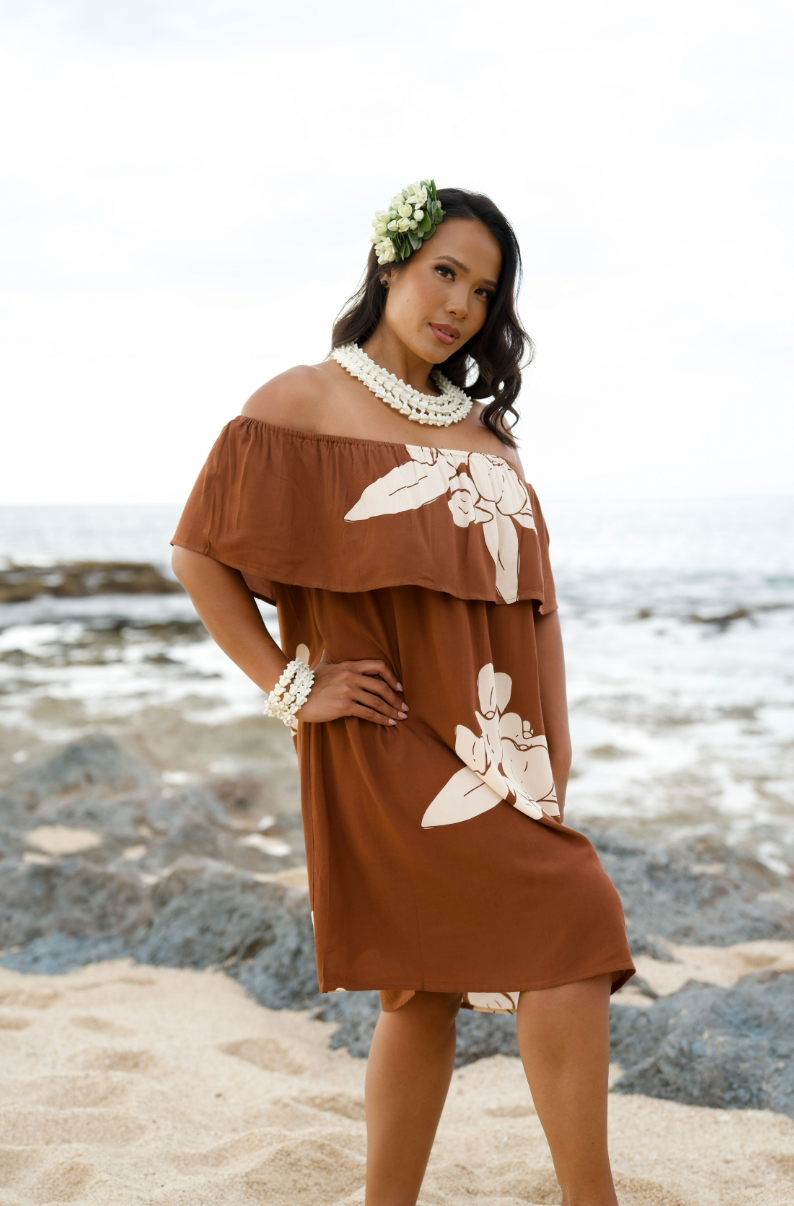 Kawena Dress in KŪ MAKANI KOPE
