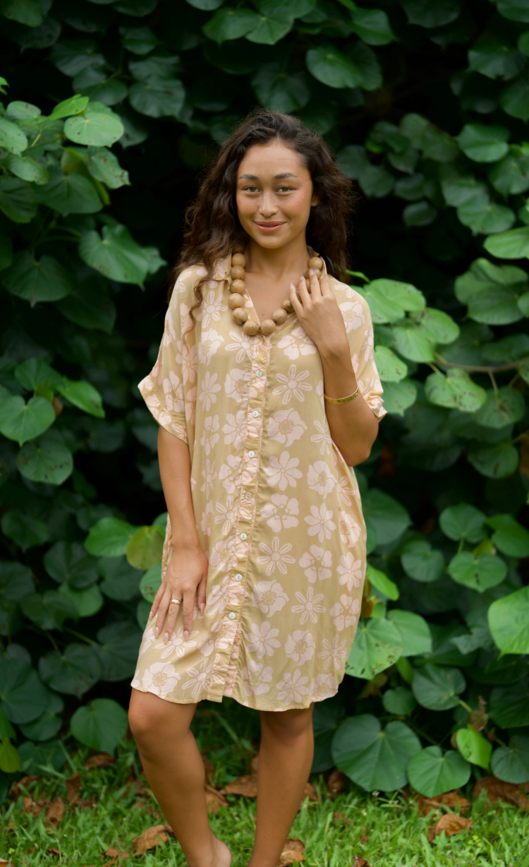 charlie brown green dress Leopard Print V-Neck Midi Dress Dusty Blue / L main image 0