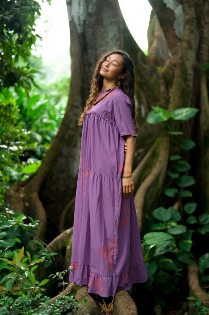 Kahanu Dress in KŪ MAKANI PŌHUEHUE