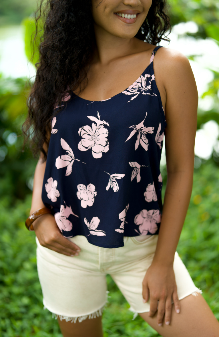 KAUWELA TANKTOP in Prickly Poppy