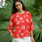 Omi Blouse in PRICKLY POPPY 'ULA'ULA