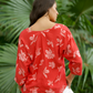 Omi Blouse in PRICKLY POPPY 'ULA'ULA