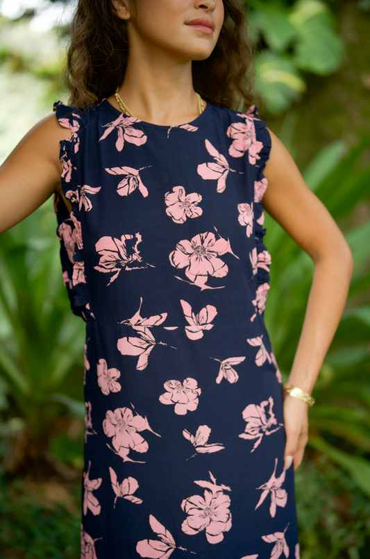 Kapua Dress in PRICKLY POPPY