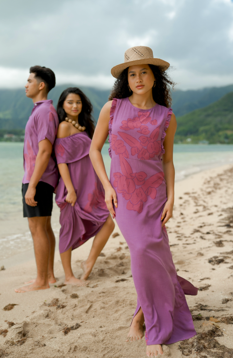 Kapua Dress in KŪ MAKANI PŌHUEHUE