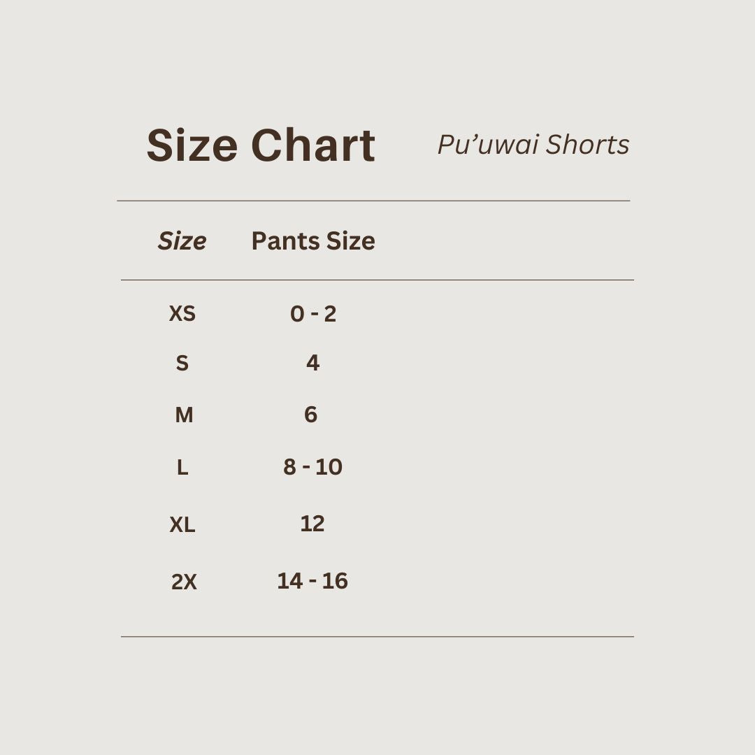 PUʻUWAI Shorts in PRICKLY POPPY