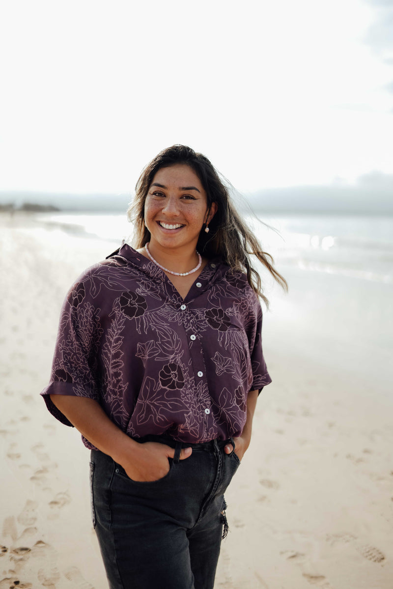 CHARLIE Blouse in Makahiki Purple